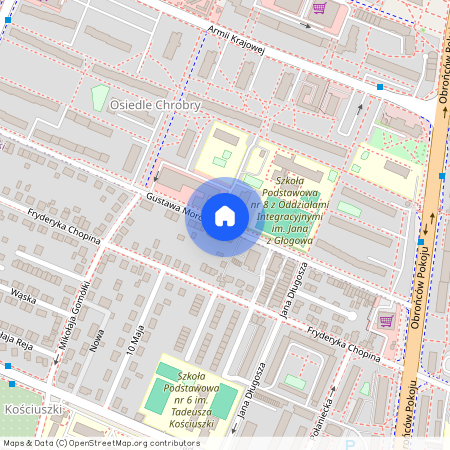 ul. Gustawa Morcinka, Głogów, głogowski, dolnośląskie