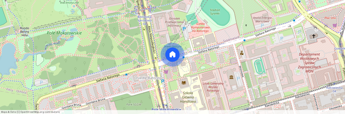 mazowieckie, Warszawa, Mokotów, Górny, Mokotów, Stefana, Batorego
