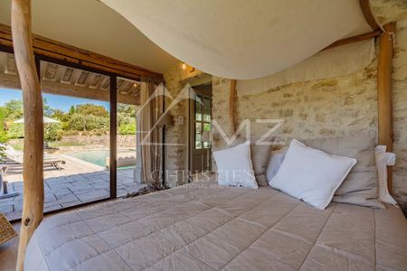 Luberon - Mas d'exception avec vue dégagée et piscine chauffée - Photo 3