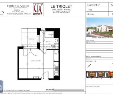 Appartement à louer 1 pièce 24.45m² - Photo 1