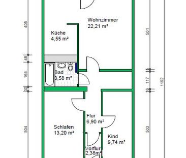 Begehrte Dreiraumwohnung im Hochhaus - Photo 1