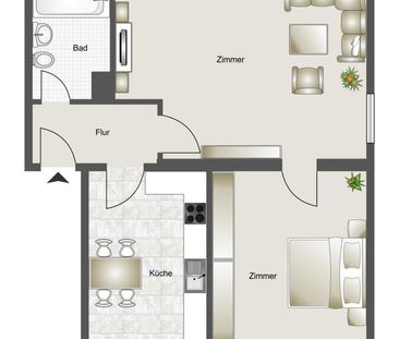 2-Zimmer Wohnung in Gerthe - Foto 1