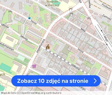 Mieszkanie 33m² Hoża, ogrodzony blok z parkingiem - Zdjęcie 1