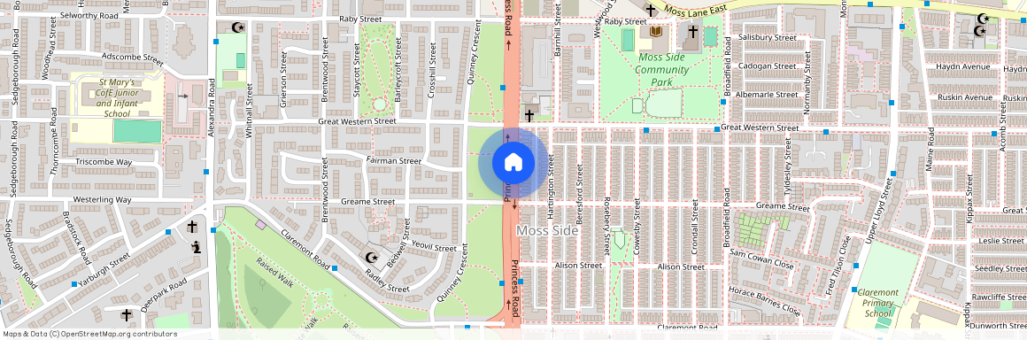 Princess Road, Manchester M14