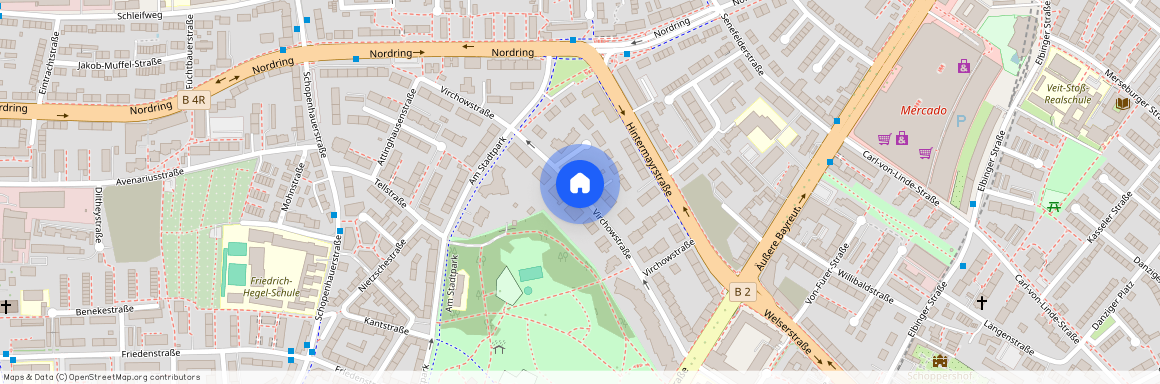 Virchowstr., 90409 Nürnberg (Mittelfr) - Nordstadt