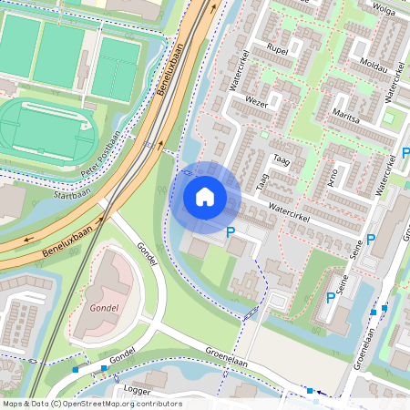 Watercirkelbuurt, 1186 PA, Marne, Amstelveen