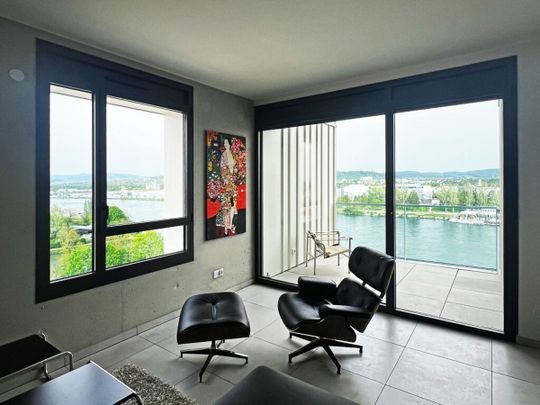 Moderne 4-Zimmer-Wohnung am Dreiländereck mit Rheinblick - Ideal für Expats - Photo 1