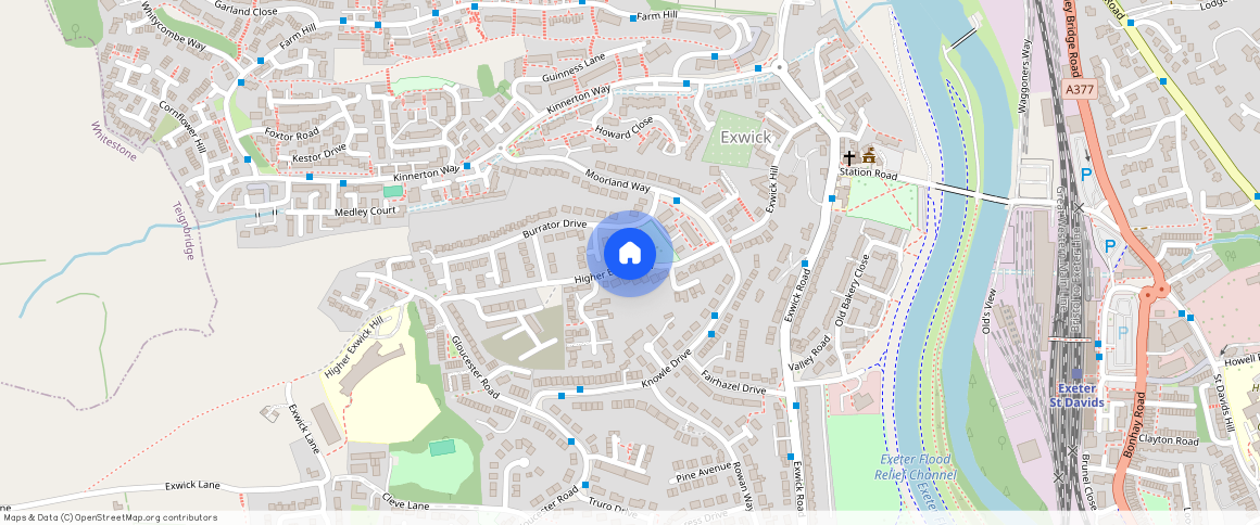 Higher Exwick Hill, Exeter, EX4