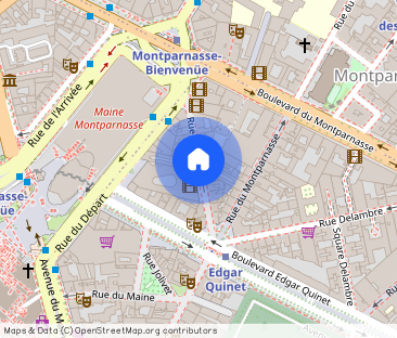 2 chambres, Montparnasse Paris 14e - Photo 1