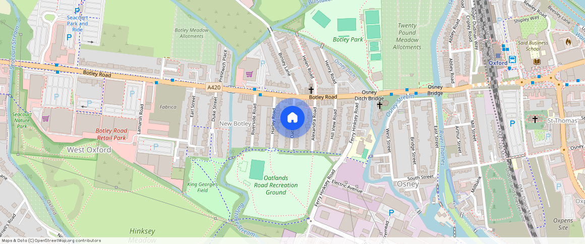 Oatlands Road, Oxford, OX2