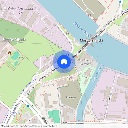 ul. Siennicka, Śródmieście, Gdańsk, pomorskie