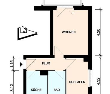 Gemütlich und in Kaufhofnähe - 23566 Lübeck - Photo 2