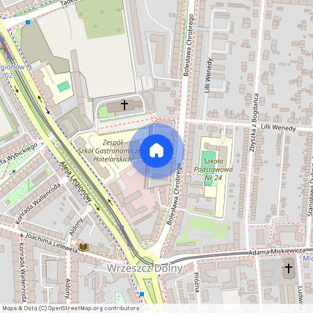 ul. Bolesława Chrobrego, Wrzeszcz Dolny, Gdańsk, pomorskie