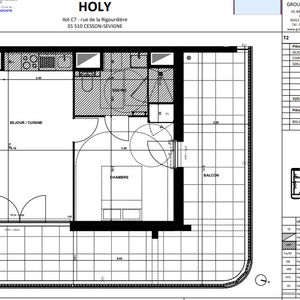 Appartement T2 à louer Cesson Sevigne - 43 m² - Photo 3