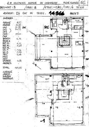 Location appartement T6 106.66m² à Reims (51100) Loyer CC * : 738.30 € Réf : ER.14966 - Photo 1