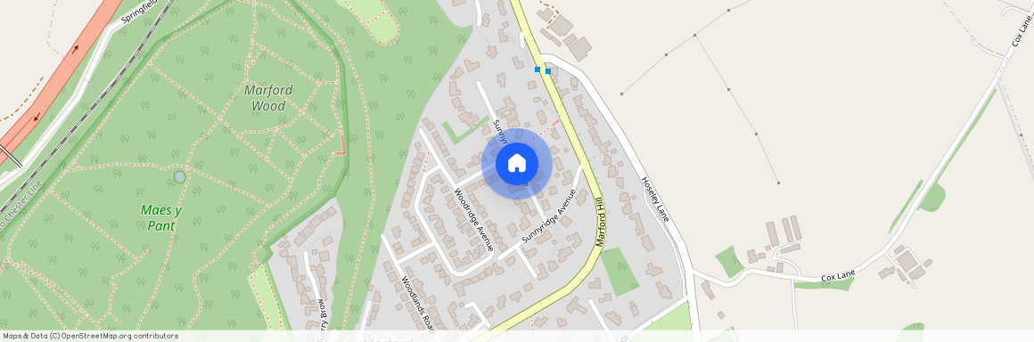Sunnyridge Avenue, Marford, Wrexham, LL12 8TE, Marford