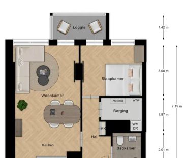 2-kamer appartement 0 ong - Photo 2
