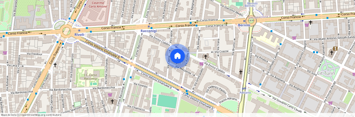 Stanza singola in Via Mocchie, Torino