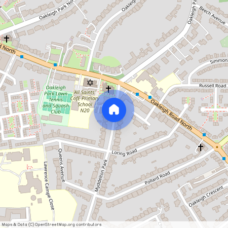 Cameron Close, Myddelton Park, Whetstone, London, N20