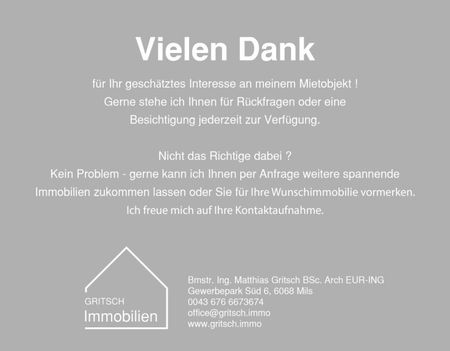 Kompakte Garconnière mit überdachtem Balkon, Ausblick und Parkplatz in Innsbruck-Arzl - Foto 2