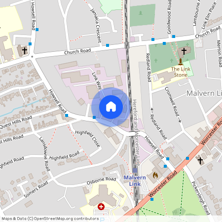 Flat 4, 2nd Floor Flat, Express Buildings, 2a Howsell Road, Malvern, WR14 1TF