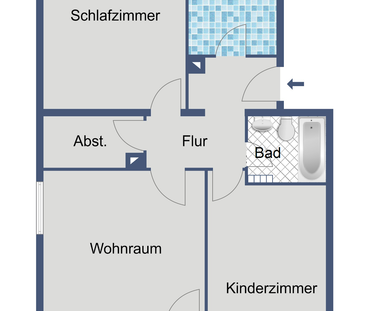 3-Zimmer-Wohnung mit Balkon sucht Sie! - Photo 1