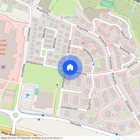 ul. Sympatyczna, Jasień, Gdańsk, pomorskie