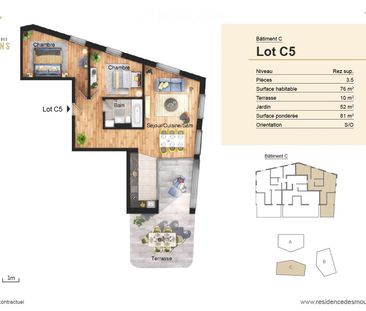 Appartement neuf 3,5 pièces à Massonnens / balcon + jardin - Photo 2