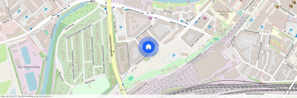 Aarhus C, Thomas Koppels Gade 52, st.