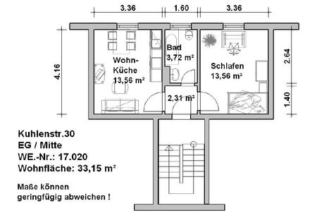 Kleine, günstige Singlewohnung - Photo 3