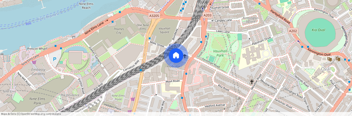 Exchange Gardens, Keybridge Tower, SW8