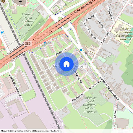 ul. Przedwiośnie, Szopienice-Burowiec, Katowice, śląskie