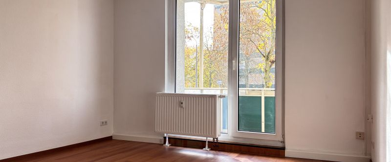 3-Raum-Wohnung im Erdgeschoss mit Dusche - Foto 1