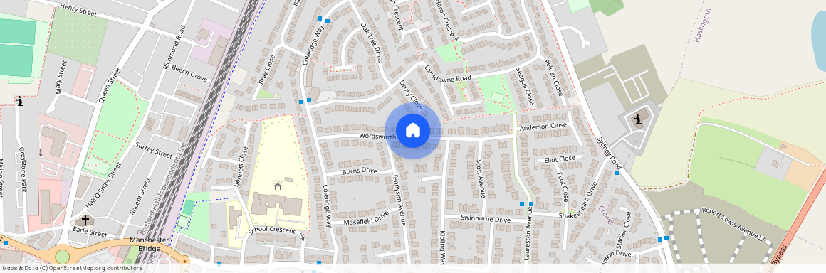 Wordsworth Drive, Crewe