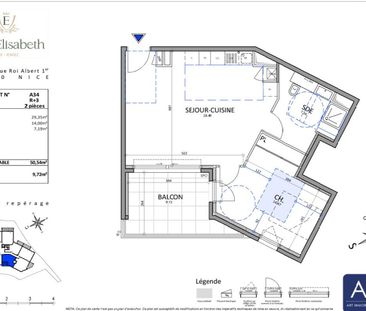 location Appartement T2 DE 50.54m² À NICE - Photo 3