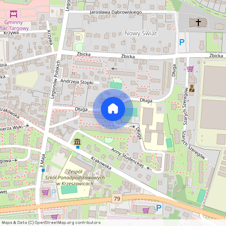 ul. Długa, Krzeszowice, Krzeszowice, krakowski, małopolskie