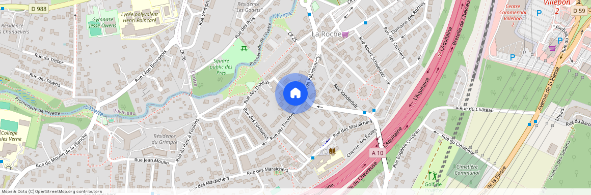 91140, Villebon-Sur-Yvette