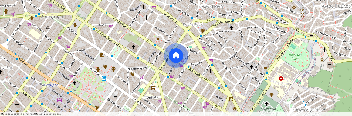 Κασσάνδρου, 109, Δημοτική Ενότητα Θεσαλονίκης, 54635, Ελλάδα (54635), Άγιος Δημήτριος (Κέντρο Θεσσαλονίκης)