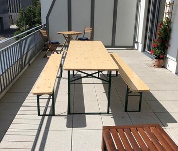 Suche Nachmieter für 2 Zimmerwohnung mit Terrasse (UNMÖBLIERT) - Photo 1