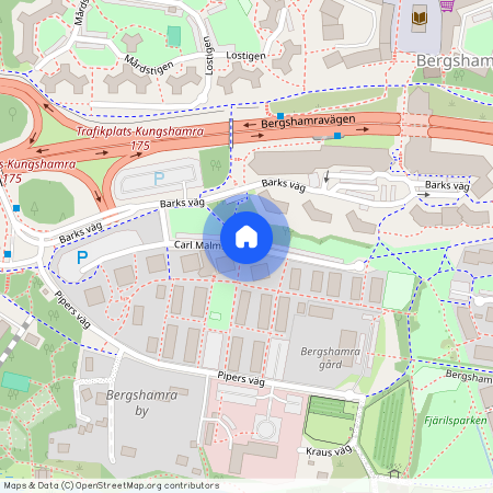 Carl Malmstens väg, Stockholm