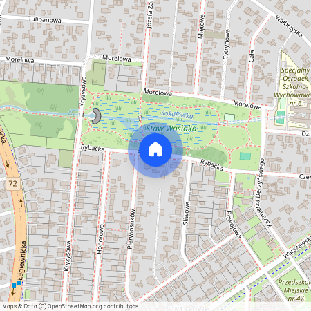 ul. Rybacka, Marysin, Bałuty, Łódź, łódzkie