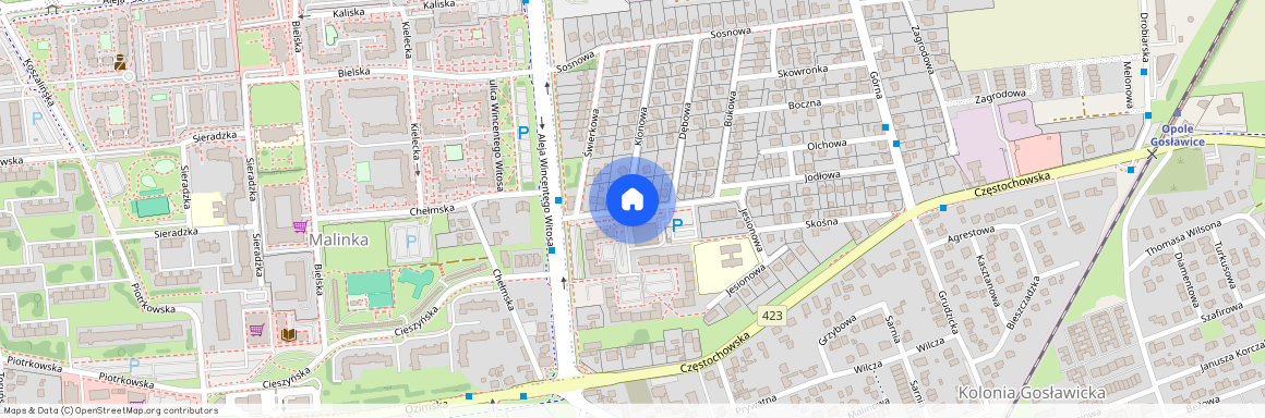 Kolonia Gosławicka, Jodłowa, Opole