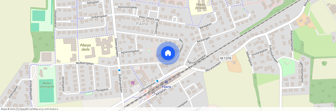 Glebers väg 11B, Påarp