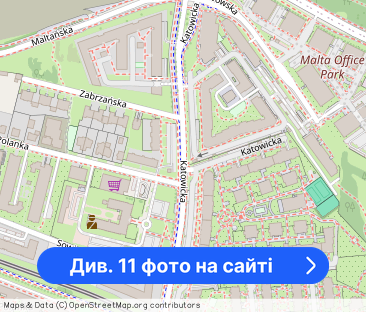 2 pok. jasna oddzielna kuchnia taras ul. Katowicka Malta Polanka Po... - Фото 1