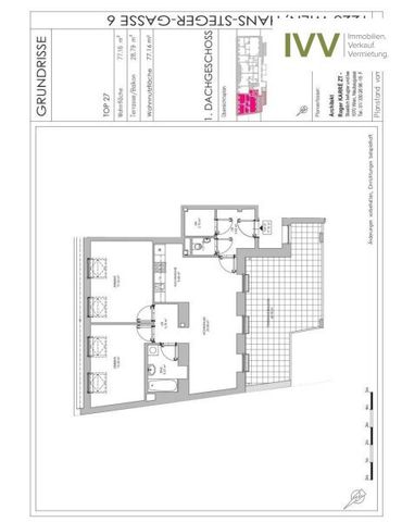 Unbefristete 3-Zimmer-Terrassen-Wohnung Hans-Steger-Gasse 6w27 - Foto 3