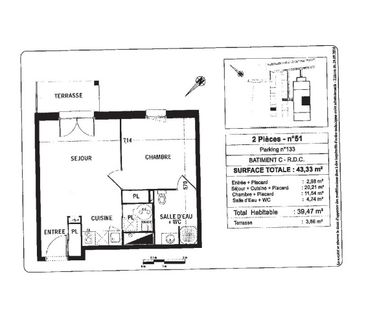 Location Appartement 2 pièces 39m² DOUAI 59500 - Photo 6