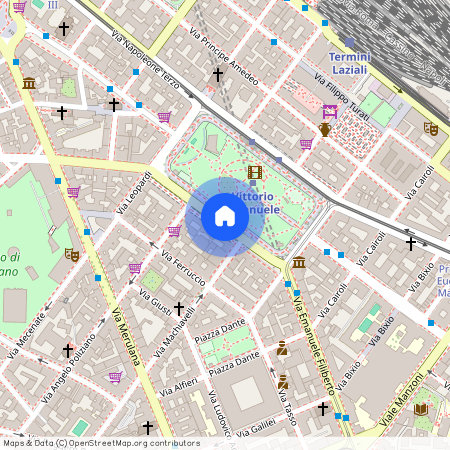 Piazza Vittorio Emanuele II, Rome, Lazio 00185