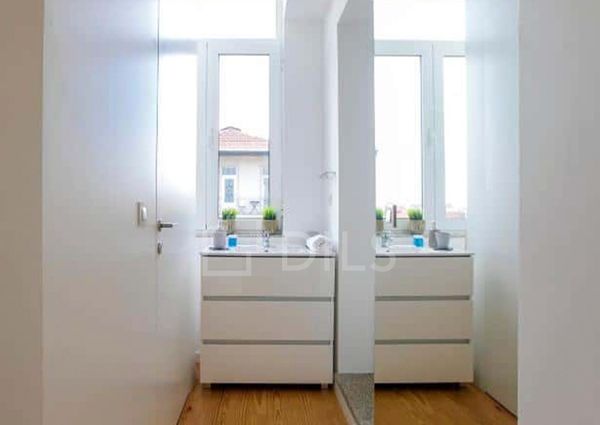 Apartamento T1 equipado e mobilado, em Santo Ildefonso