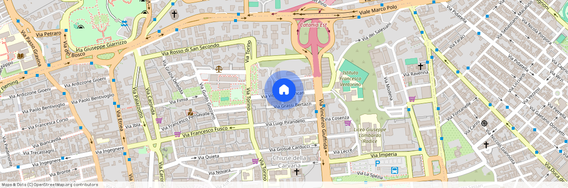 Catania, Via Vitaliano Brancati - Vulcania