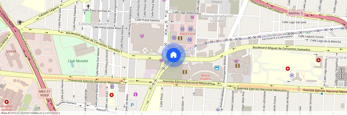 Boulevard Miguel de Cervantes Saavedra, Ampliación Granada, Nuevo Polanco, Ciudad de México, Miguel Hidalgo, Ciudad de México, 11529, México